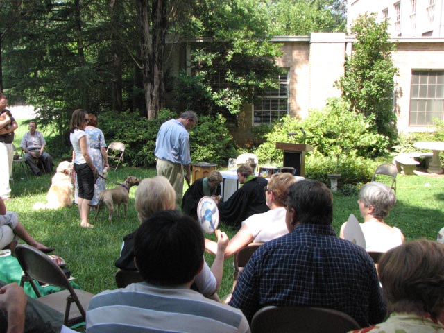 Blessing Animals Religious Service Emory Presbyterian Church